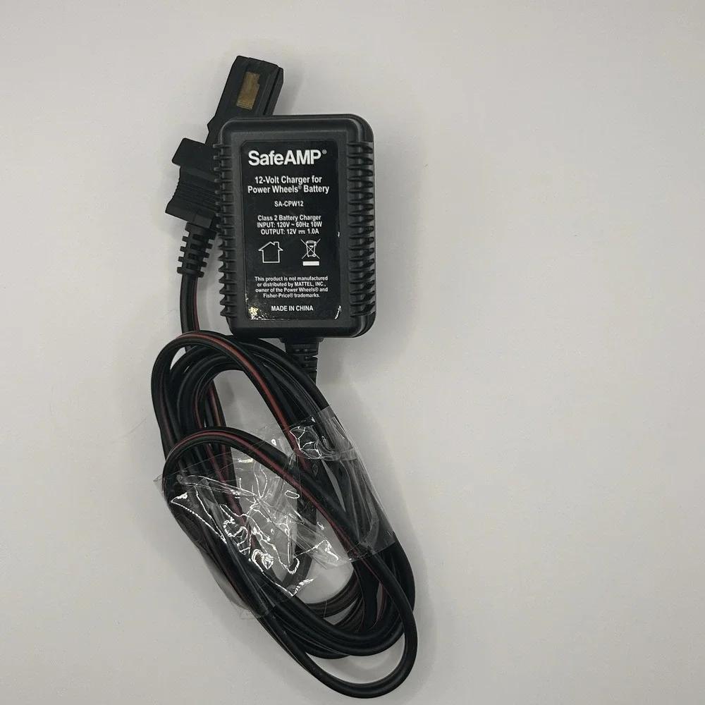 Safe Amp Power Wheels charger SA-CPW12 12v black plug